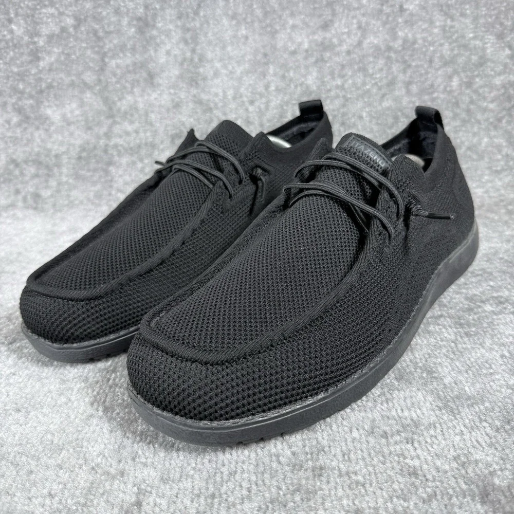 Itazero Shoes Men 13W Black Distinto Loafer Walking Arch Support Comfort B21M102